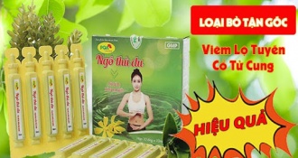 Viêm lộ tuyến, viêm cổ tử cung dùng PQA Ngô thù du có an toàn và hiệu quả không?